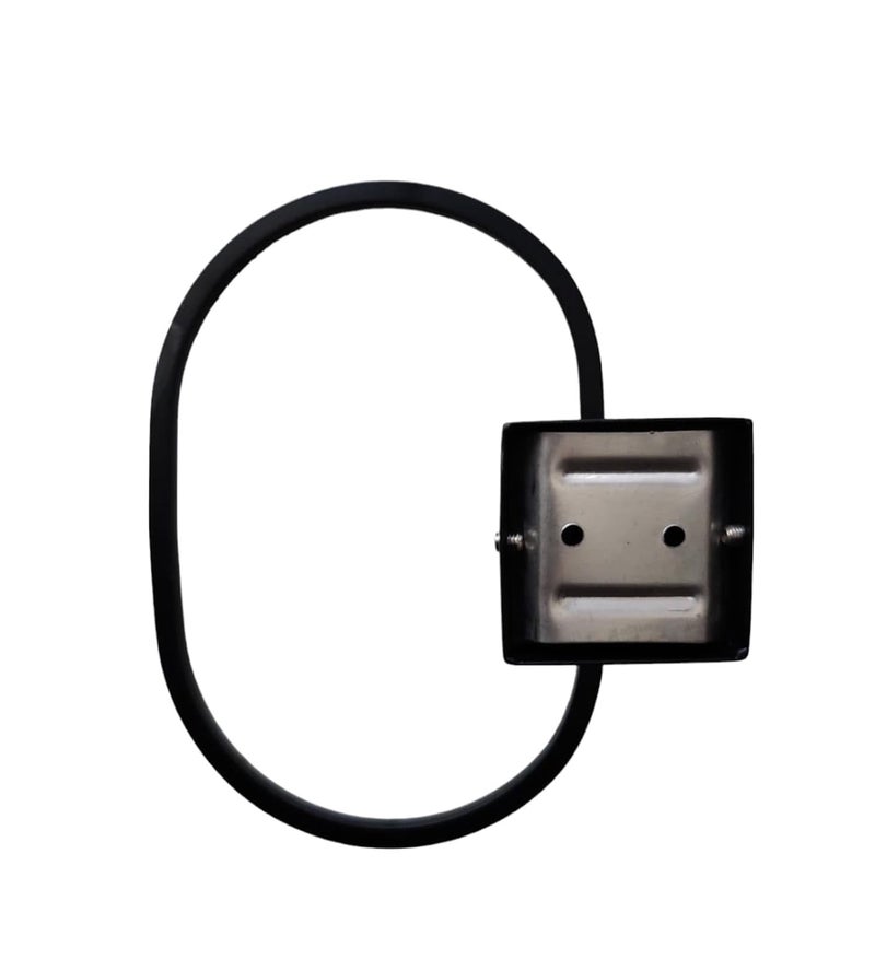 NTCD Towel Ring Oval Black Matt Finish 1  - Image 2