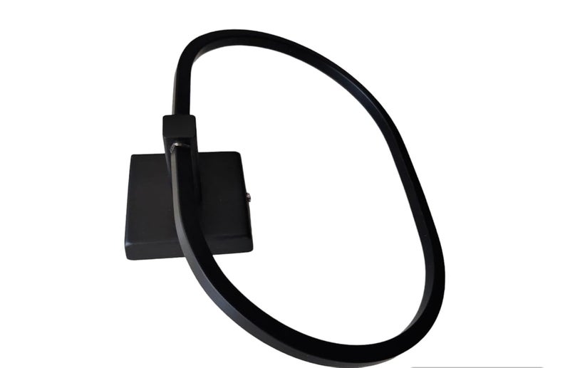 NTCD Towel Ring Oval Black Matt Finish 1  - Image 4