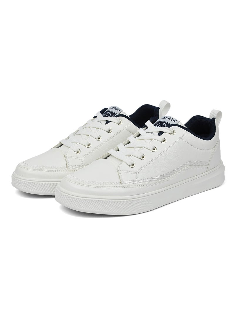 Sky View Men's Shoes Low Top Sneaker Classic Casual Sneakers for Men Comfortable Leather Fashion Shoes - Image 1