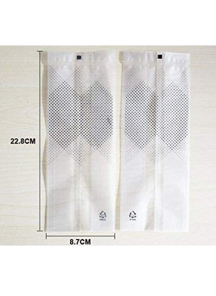 Alissa 100pcs Translucent Plastic Bags Cellophane Bags with 100pcs Hand made Stickers for Cookie Cake Chocolate Candy Snack Wrapping Good for Bakery Party Supplies  - Image 4