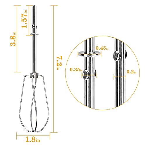 ANTOBLE Hand Mixer Turbo Beaters for KitchenAid W10490648,KHM2B, AP5644233, PS4082859 - Image 3