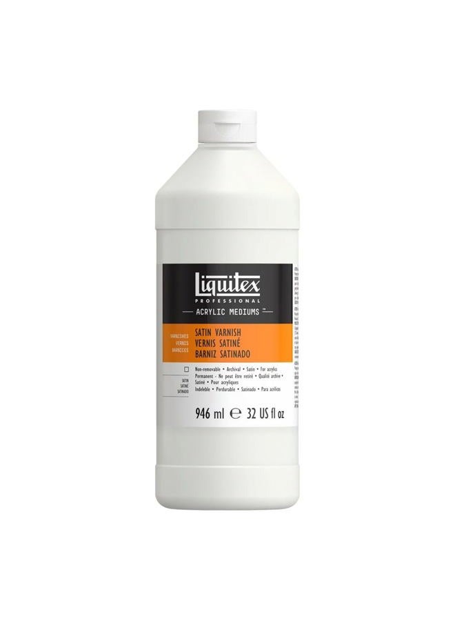 Liquitex SATIN VARNISH 32 OZ - Image 1