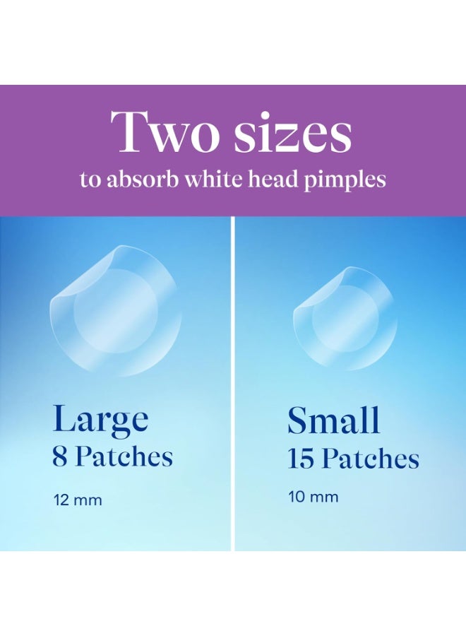 Differin Power Patches for White Head Pimples Hydrocolloid Patches formulated with Zinc Hyaluronate and Niacinamide 23 pieces - Image 4