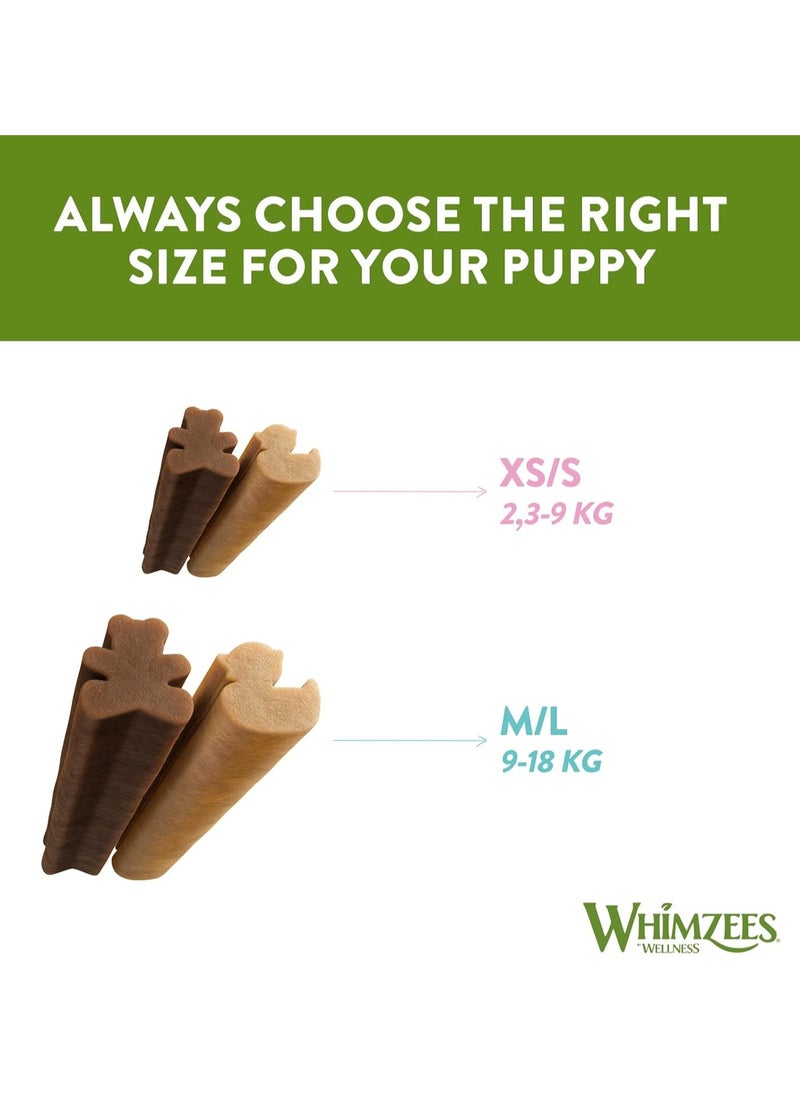 WHIMZEES Puppy Stix Natural and Grain Free Dog Chews Puppy Dental Sticks 28 Pieces Size XS S  - Image 2
