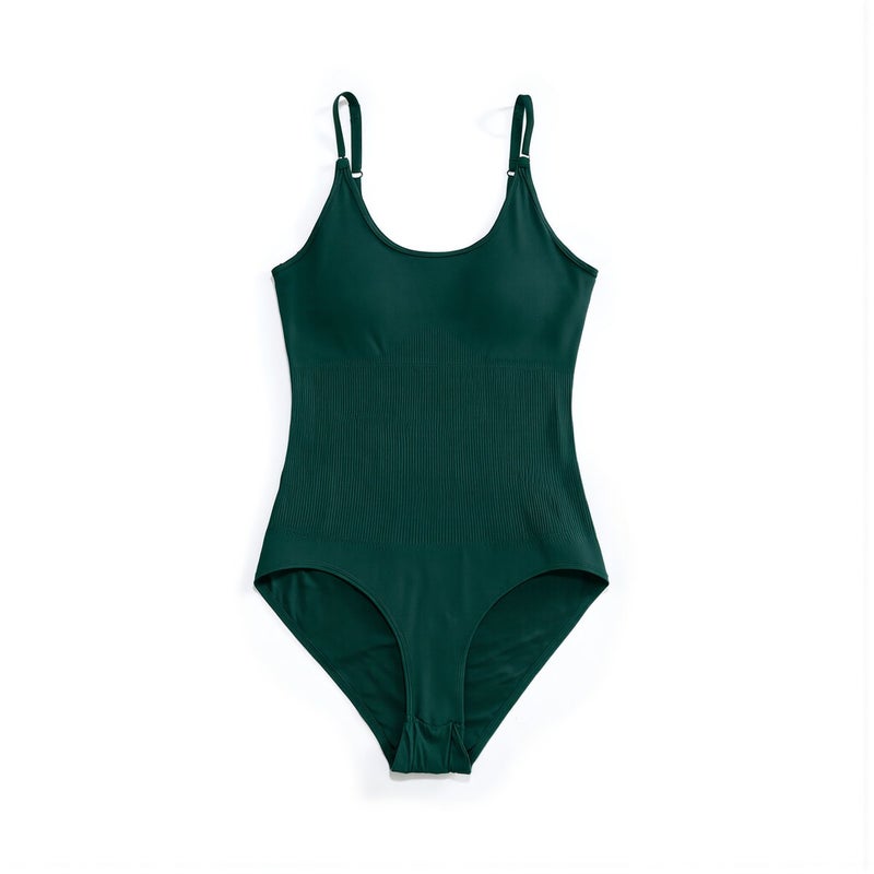 Yoga Jumpsuit Seamless Soft High Stretch Breathable Activewear XS Forest Green - Image 5