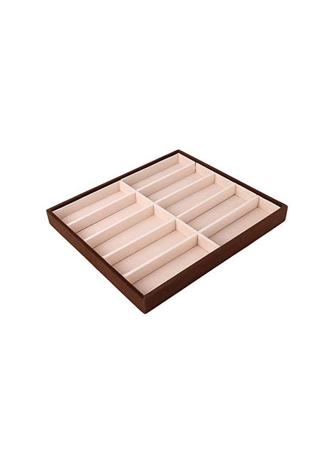 Raxoom Grids Sunglass Box, Modern Glasses Organizer Eyeglass Display Storage Cases Sunglasses Display Stand Open Top Glasses Display Box Sunglasses Case Tray for Sunglass/Watch/Jewelry  - Image 2