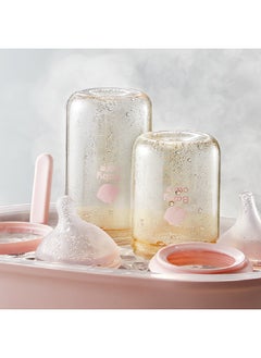 Babycare Babycare - Nopayon Pro Anti-Colic Feeding Bottle with Handles – Pink – 240ml for Babies 6 Months+ – BPA-Free, BPI Certified, Easy-Grip Handles, Soft Silicone Nipple, Wide Neck, Leak-Proof, Ergonomic Design, Easy to Clean, Baby Milk Bottle, Heat-Resistant, Safe Material, Breastfed Baby Friendly, Transition Bottle  - Image 3