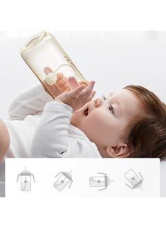 Babycare Babycare - Nopayon Pro Anti-Colic Feeding Bottle with Handles – Pink – 240ml for Babies 6 Months+ – BPA-Free, BPI Certified, Easy-Grip Handles, Soft Silicone Nipple, Wide Neck, Leak-Proof, Ergonomic Design, Easy to Clean, Baby Milk Bottle, Heat-Resistant, Safe Material, Breastfed Baby Friendly, Transition Bottle  - Image 2