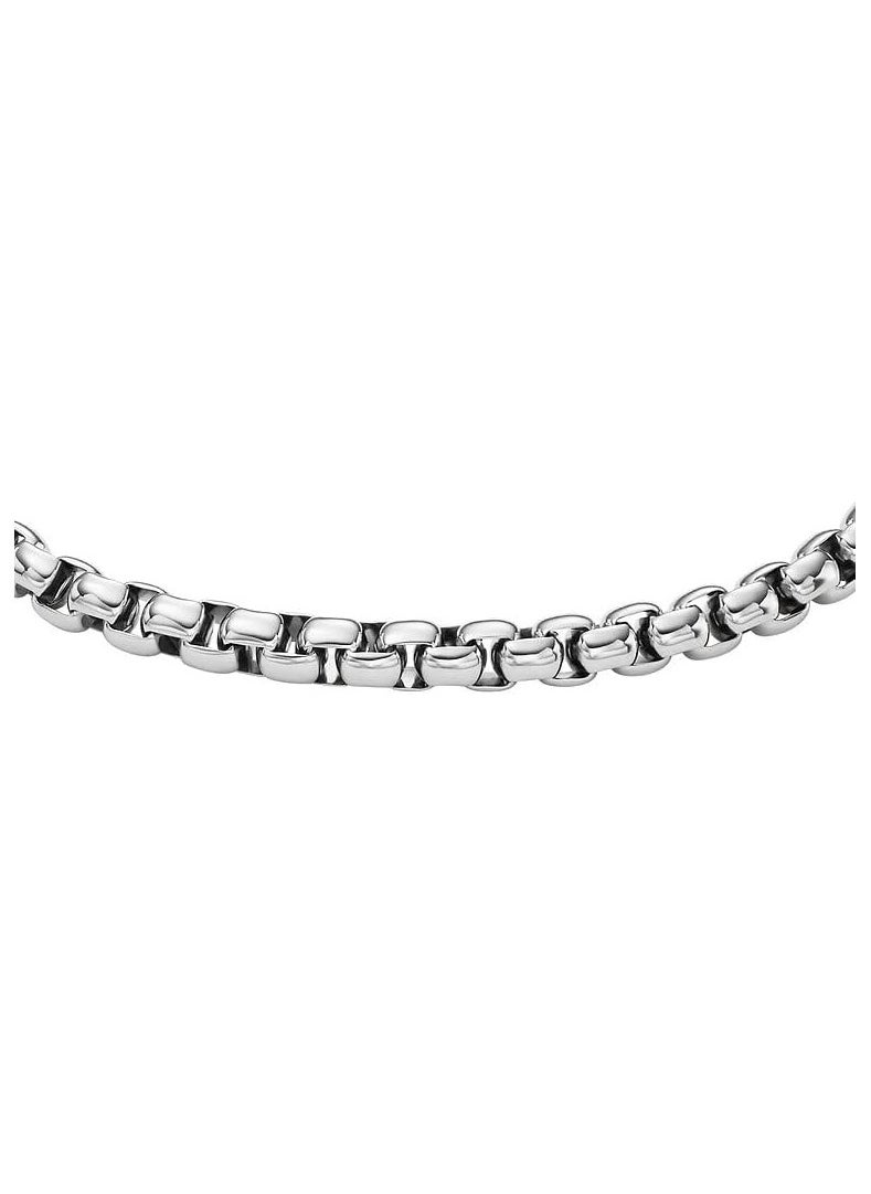 FOSSIL Men's Bracelet, All Stacked Up Stainless Steel Chain Bracelet  - Image 4