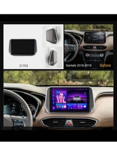 Hyundai Santa Fe 2018 To 2021 4GB RAM Support Apple Carplay Android Auto Wireless QLED Touch Screen AHD Camera Included SIM Card Support Bluetooth DSP