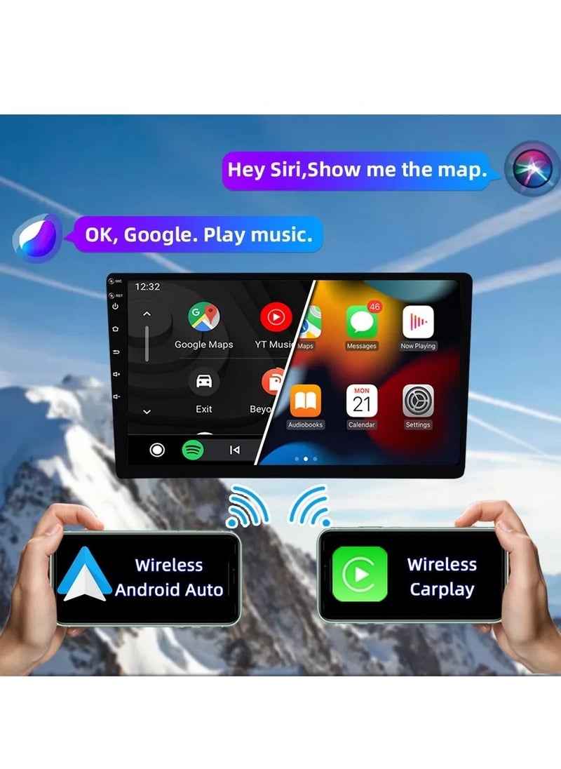 RAYMOS - Hyundai Santa Fe 2018 To 2021 4GB RAM Support Apple Carplay Android Auto Wireless QLED Touch Screen AHD Camera Included SIM Card Support Bluetooth DSP - Image 1