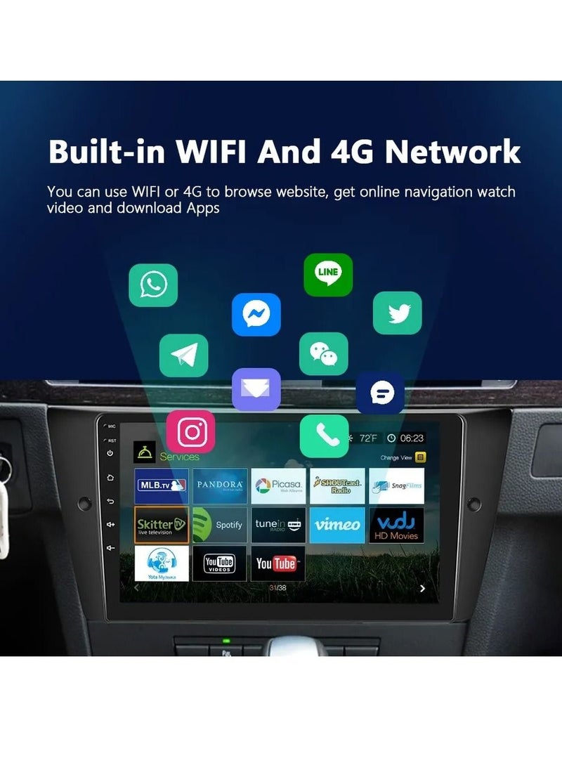 RAYMOS - Hyundai Santa Fe 2018 To 2021 4GB RAM Support Apple Carplay Android Auto Wireless QLED Touch Screen AHD Camera Included SIM Card Support Bluetooth DSP - Image 1