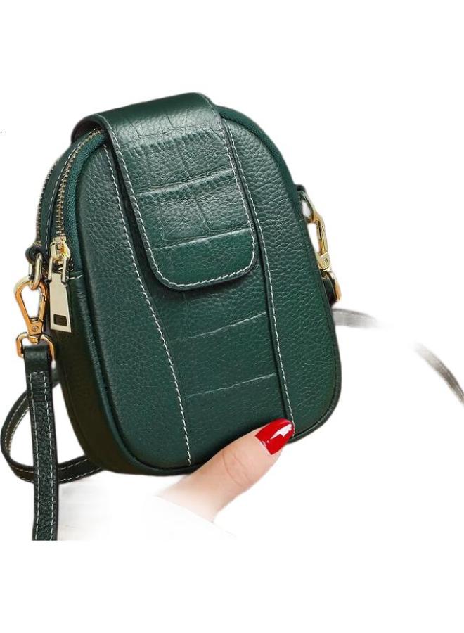 Viney Leather Handbag, Women'S Bag, Niche Phone Bag, Stylish Shoulder Crossbody Bag, Birthday And Mother'S Day Gift For Mom, Practical Present - Image 1