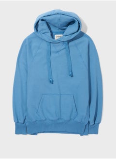 Pocket Detail Drawstring Hoodie