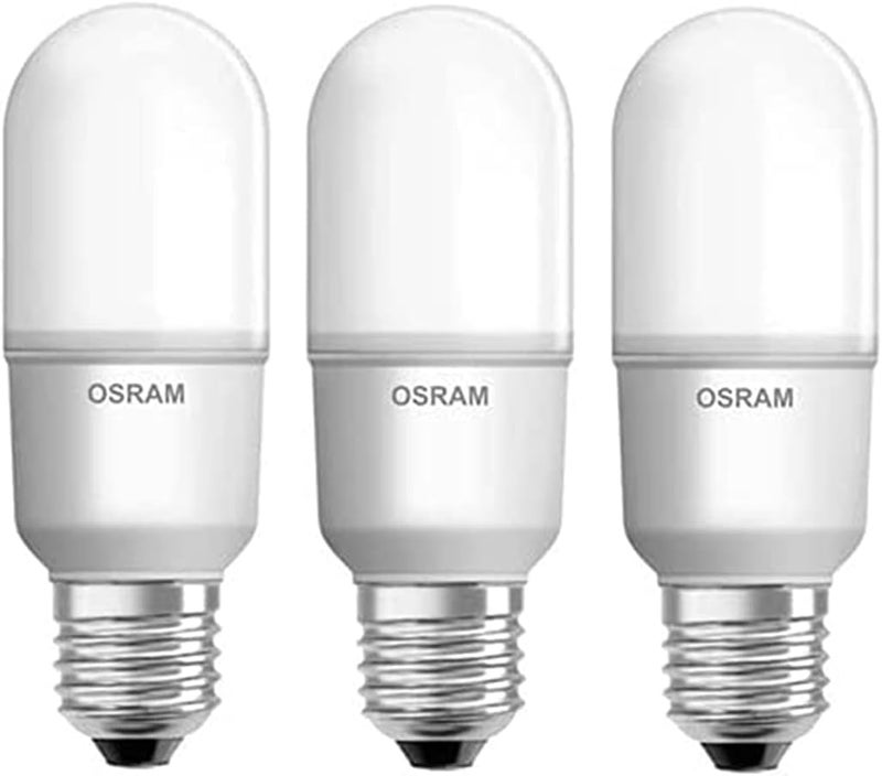 OSRAM Osram E27 Led Value Stick Bulb 10W 2700K Warm White 230V Frosted (Pack Of 3) - Image 1