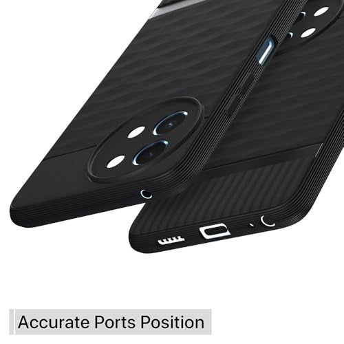 Casotec Shockproof Case for Vivo Y38 5G / Y58 5G | Full Camera Protection | TPU Flexible Back Cover for Vivo Y38 5G / Y58 5G (Matte Black) - Image 5