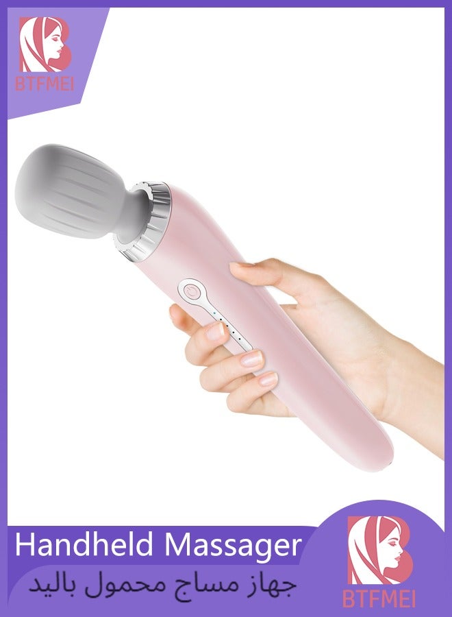 BTFMEI Wireless Handheld Massager with Strong Vibration, Personal Therapy Massager, Portable 5 Speeds Electric Body Massage for Sports Recovery, Muscle Aches, Body Pain, Back Leg Shoulder Waist Neck  - Image 1