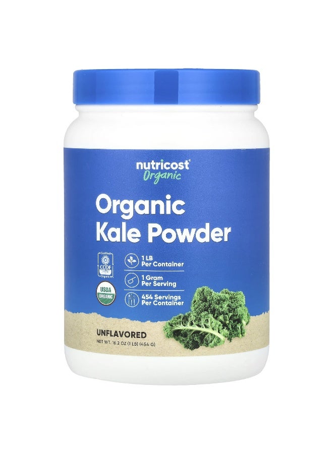 Nutricost نوتريكوست، مسحوق الكيل العضوي، بدون نكهة، 16.2 أونصة (454 جرام) - Image 1