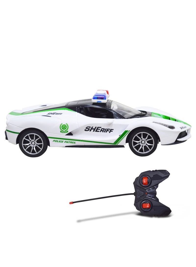 Police Toy Car Remote Control Police Toy Car  Police Model Cars Mini Remote Control Cars Controlled By AA Batteries Perfect For Birthday Gifts for Kids Ages 3-8 - Image 1