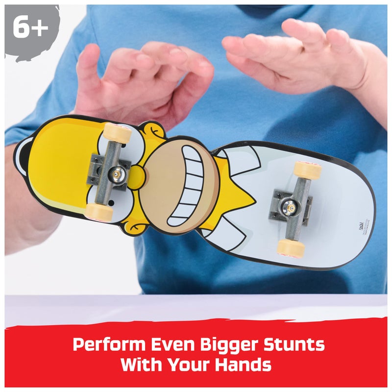 Tech Deck, The Simpsons Santa Cruz & Homer Mini Skateboard for Tricks with Hands, Original Skateboard Graphics and License, Ages 6 and Up, Not Suitable to Stand On - Image 5