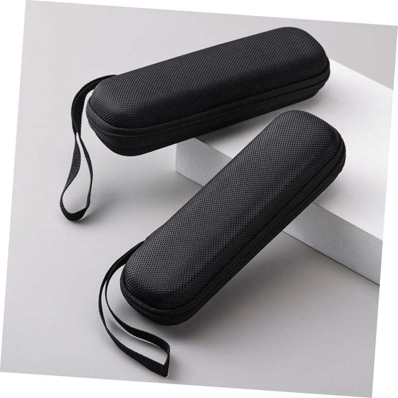 2pcs Black Headphone Cable Storage Bag Multi Functional Organizer for Travel Outdoor - Image 4