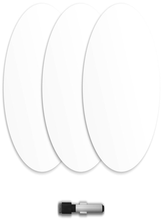 WALLPOPS Wall Pops WallPops WPE0975 Ghost Dry Erase Dot Decals, White & Off-White - Image 1