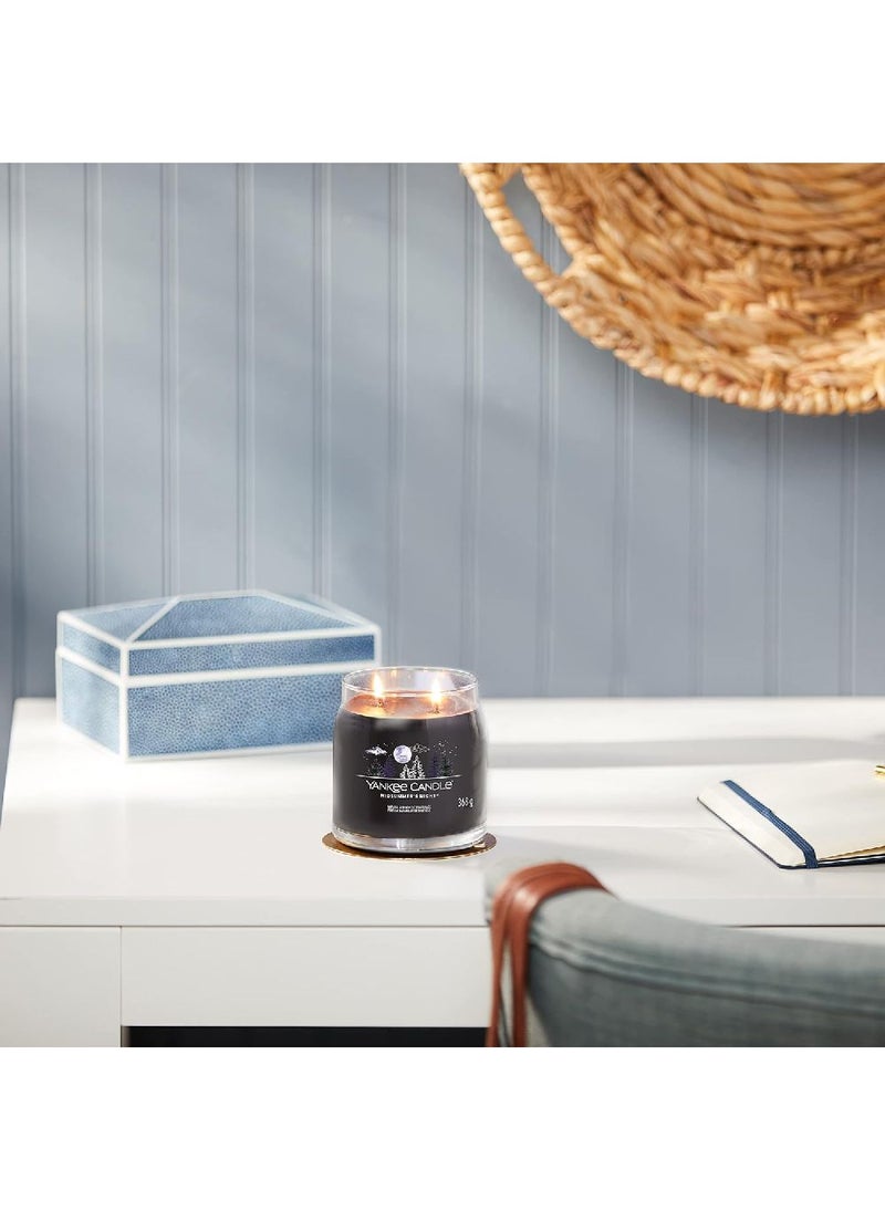 Yankee Candle Signature Scented Candle, Midsummer's Night Medium Jar Candle with Double Wicks, Soy Wax Blend Long Burning Candle, Perfect Gifts for Women - Image 5