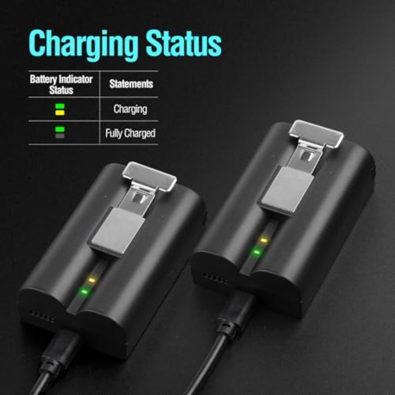 2 Batteries and USB Charger for Ring Video Doorbell, 3.65 V 6500 mAh Li-ion Battery Compatible with Ring Video Doorbell 2/3/4/Plus, Spotlight Cam Battery, Stick Up Cam 2nd/3rd Gen - Image 4