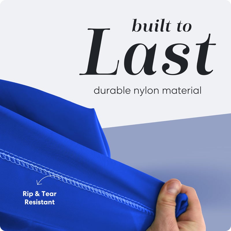 Handy Laundry Nylon Laundry Bag - Locking Drawstring Closure And Machine Washable. These Bags Will Fit A Laundry Basket Or Hamper And Strong Enough To Carry Up To Three Loads Of Clothes. (Royal Blue) - Image 4