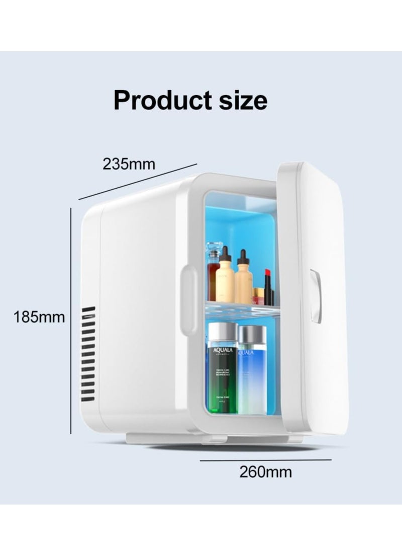 Relex Mini Fridge, 6 Liter Portable Personal Refrigerator Cooler and Warmer Great for Skin Care, Cosmetics, Beverage, Food, Bedroom, Office, Car, Dorm - Image 2