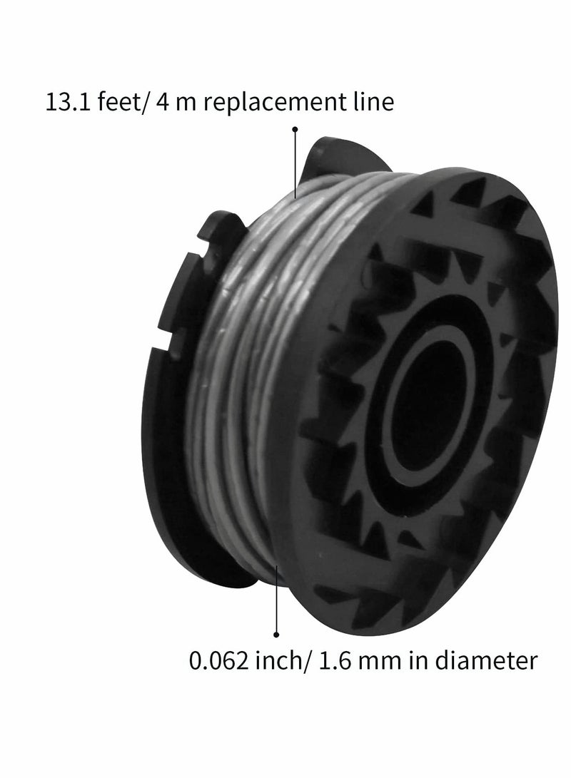 KASTWAVE 3Pcs Grass Trimmer Accessories Spools, Replacement 13.1Feet x 0.062inch/ 4 m x 1.6 mm Spool Line Strimmer Spool and Line Compatible with ART 23SL, for ART 26SL - Image 2
