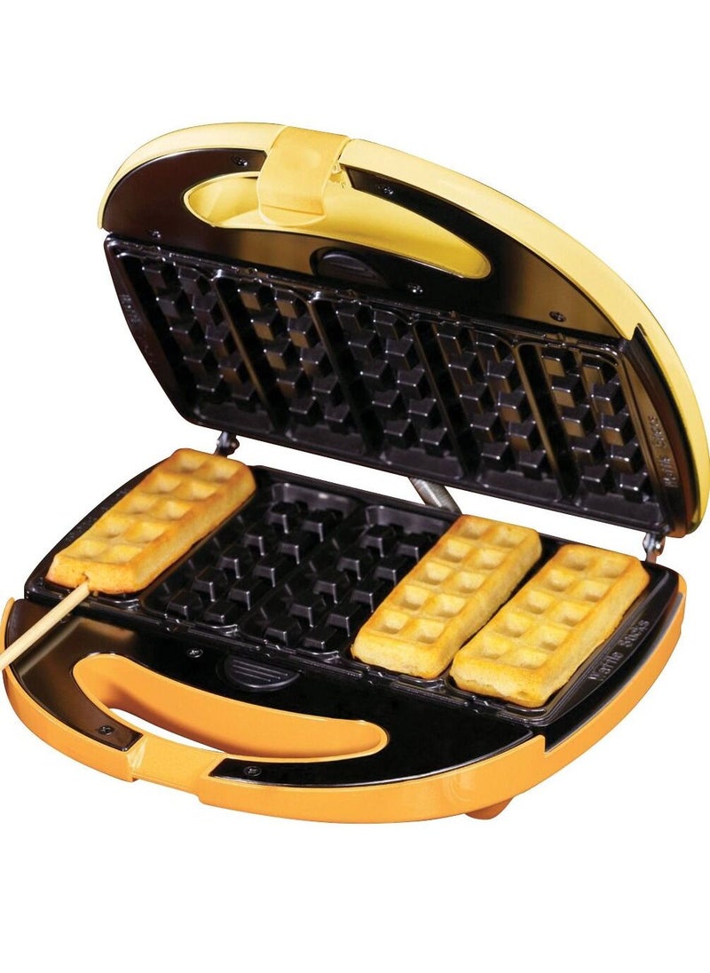 Nostalgia - Nostalgia 800W Waffle and French Toast Maker Yellow and Black - Image 1