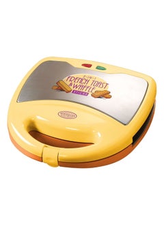 Nostalgia 800W Waffle and French Toast Maker Yellow and Black