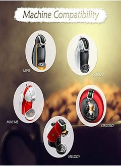 THE PACK 1 piece Espresso Coffee reusable Filters - for Dolce Gusto Refillable Plastic Coffee Capsules Compatible with Espresso capsules machines  - Image 3