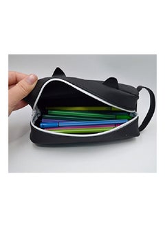 Loquat Adorable Cat Design Pencil Case Black  - Image 3