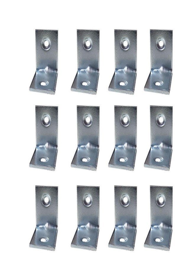 Hyderon L Angle Bracket - Zinc-Plated 25mm x 25mm Shelf Support, Reinforcement for Chairs, Tables, and Right Corner Joints, Durable L-Shaped Brace - Image 1