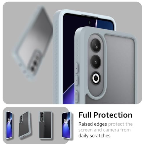 KAPAVER Impulse Series Back Cover Case for OnePlus Nord CE 4 (TPU+PC) (Gray) - Image 5