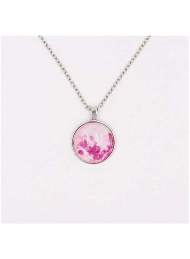 Hot style luminous moon necklace the moon necklace the moon necklace the moon pendant sweater chains the moon and the shining stars of the moon for the former fashionable men and women  - Image 2