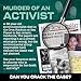 Lucky Egg MMC Death of an Activist Thrilling Murder Mystery Games for Adults at Sea Planet in California 27 Evidence Pieces 150 Min Gameplay 255 Difficulty Cold Case Files Game for 110 Players - Image 4