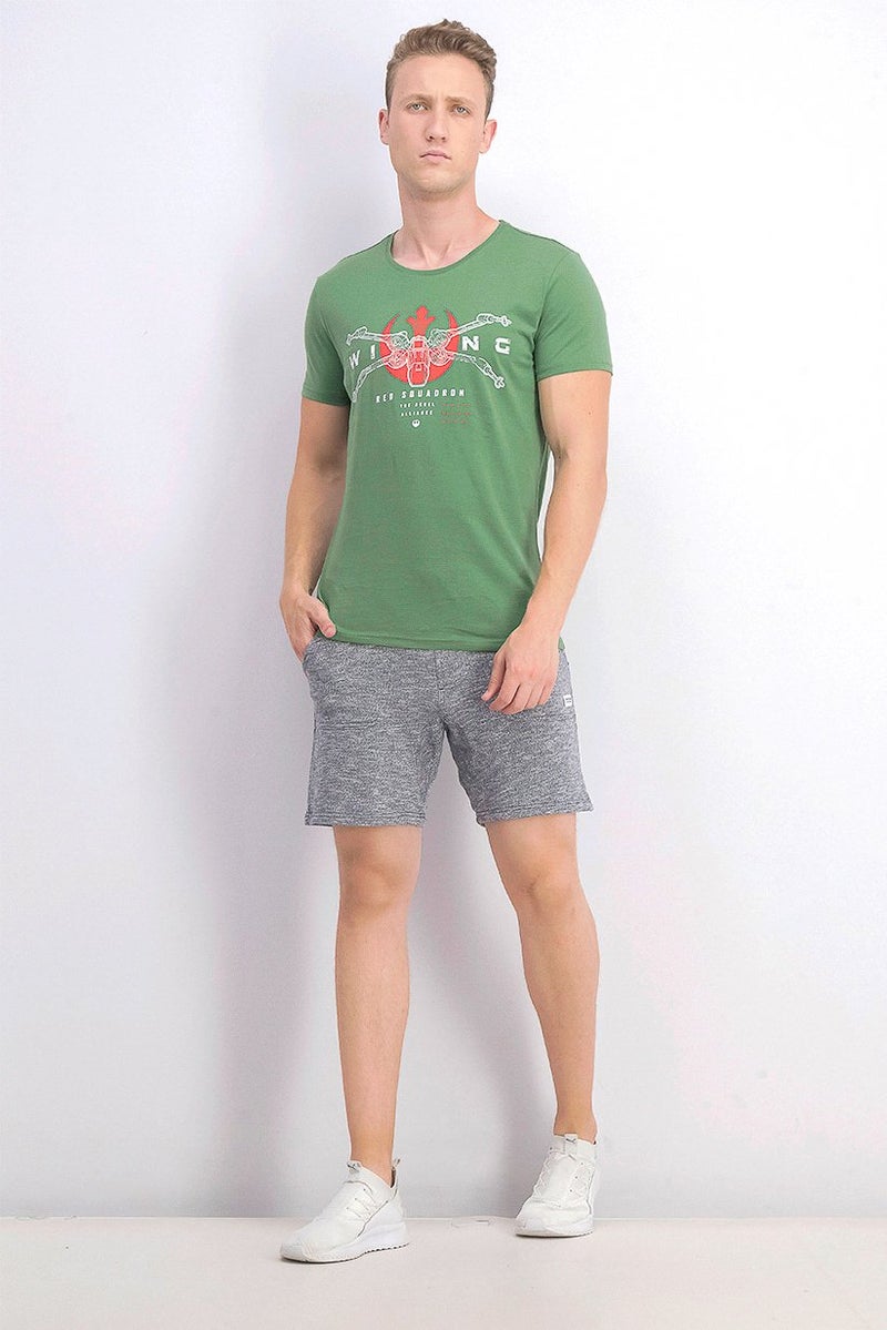 STAR WARS Men Star Wars Rogue One Squadron X,Wing T-shirt, Green Combo - Image 3