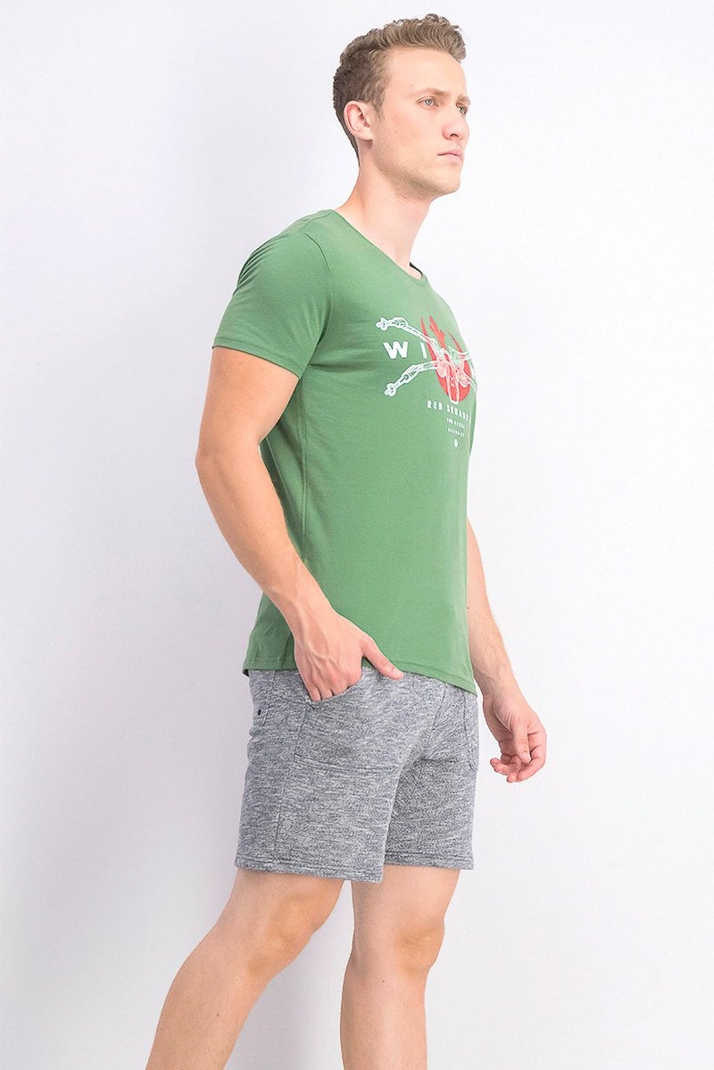 STAR WARS Men Star Wars Rogue One Squadron X,Wing T-shirt, Green Combo - Image 4