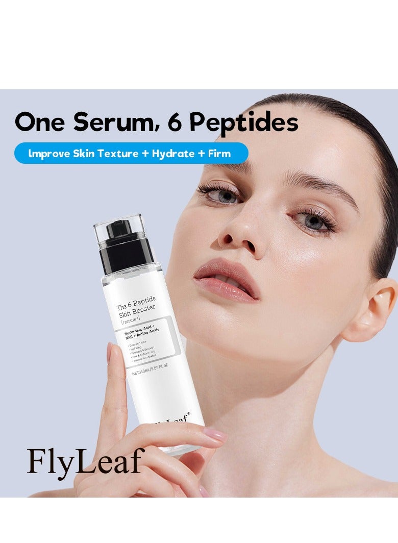 Fly Leaf 6X Peptide Collagen Booster Toner Serum, Niacinamide u0026 Hyaluronic Acid Skin Renewal Boosting Facial Essence for All Skin Types, Korean Skin Care, Paraben Free, 150mL/5.07 Fl.Oz - Image 4