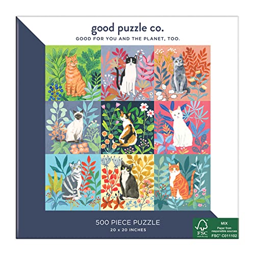 Galison Good Puzzle Co. Cats and Flowers - Image 5