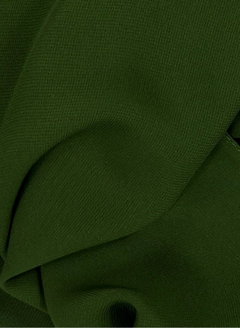 Perfectory PERFECTORY Women Lightweight Solid Chiffon Hijab Shawl Soft Premium Abaya Shawl Wrap Scarves, Long Bridal Hijab Scarf- Olive Green  - Image 3
