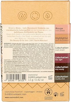 Benecos benecos Organic Cosmetics Beauty ID Refill Palette Marrakesh TalcFree Vegan  - Image 2