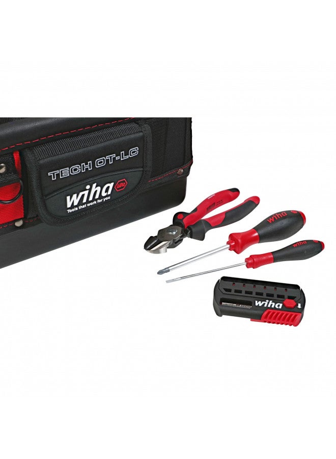 Wiha Wiha 91239 11 Piece Veto RedStripe TECH OT-LC Open Tote Tool Kit  - Image 4