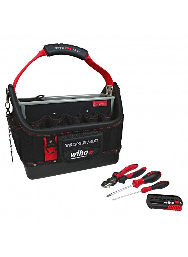 Wiha Wiha 91239 11 Piece Veto RedStripe TECH OT-LC Open Tote Tool Kit  - Image 1