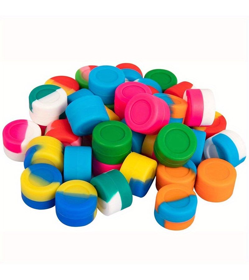20Pcs Silicone Mini Storage Box Assorted Varieties Multifunctional Portable Container For Cream Spice Home Outdoor Travel - Image 5