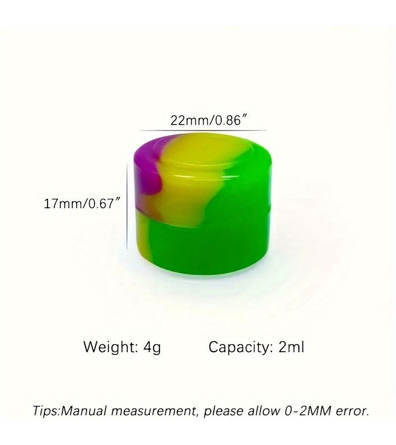 20Pcs Silicone Mini Storage Box Assorted Varieties Multifunctional Portable Container For Cream Spice Home Outdoor Travel - Image 3