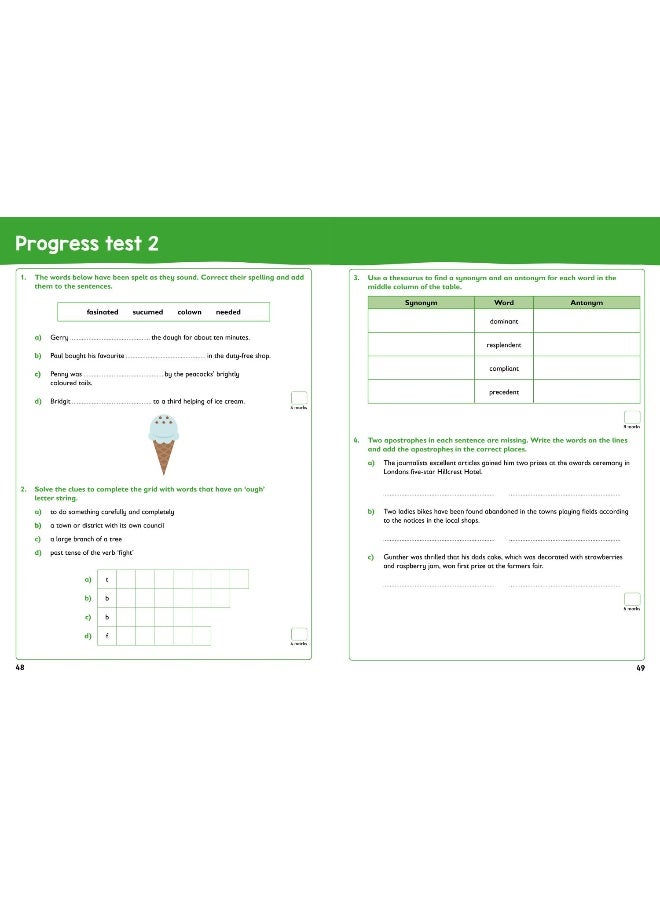 كتاب تمارين مستهدفة لتدريب الإملاء للسنة السادسة: للاختبارات 2025 - Image 4